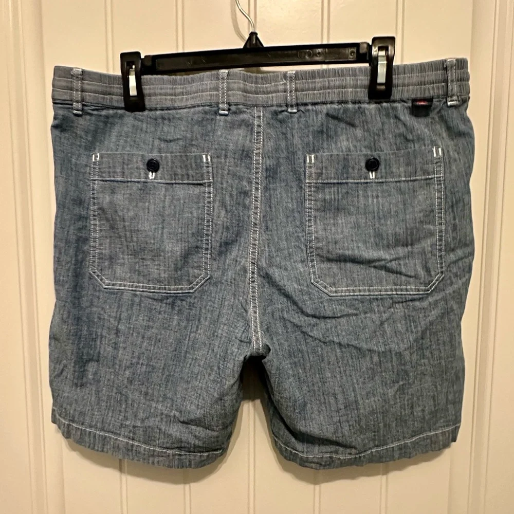 Faherty Blue Flat Front Men Shorts